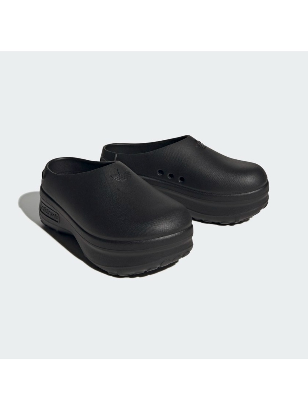 adidas Black Chunky Slip-On Clog